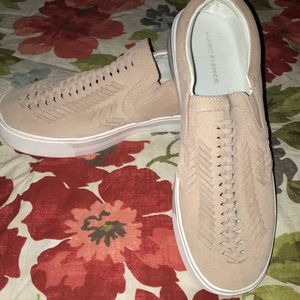 Marc Fisher Beige  Suede Flats Sz 8